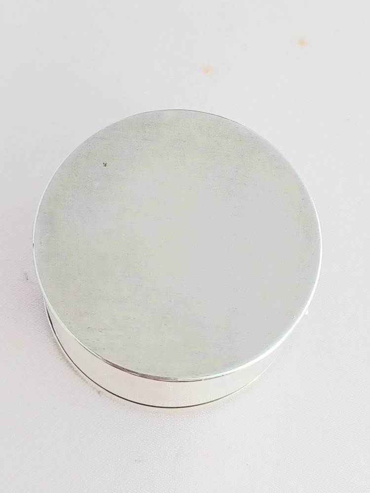 Large Sterling Stamp Box- Mono'd