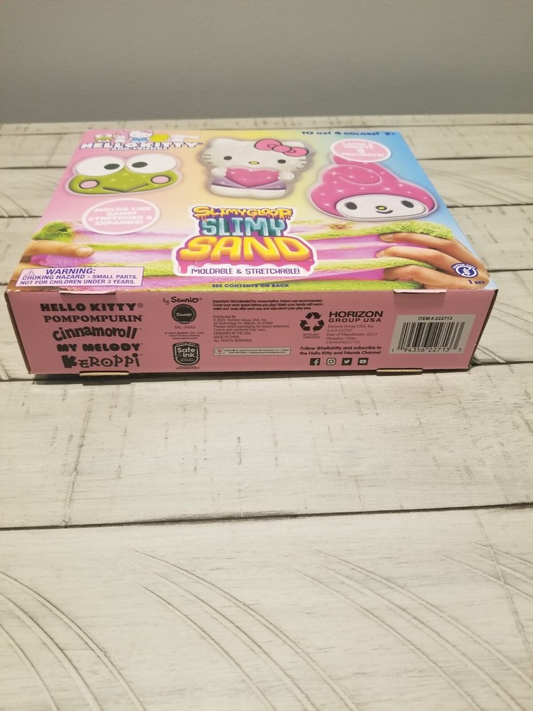 Horizon Hello Kitty & Friends Slimygloop Slimy Sand Moldable & Stretchable