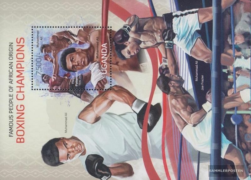 uganda Block426 MNH 2013 boxer