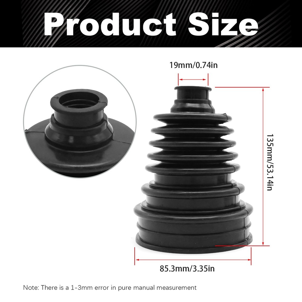 Universal Small Shaft CV Boot Kit, FB3000 CV Joint Boot Kit, CV Boot Installa...