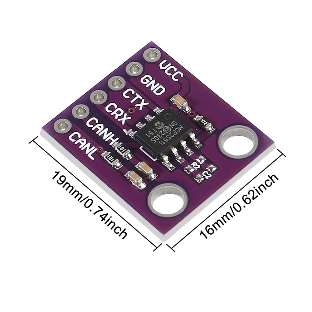 6 PCS MCP2551 High Speed CAN Protocol Controller Bus Interface Module Board