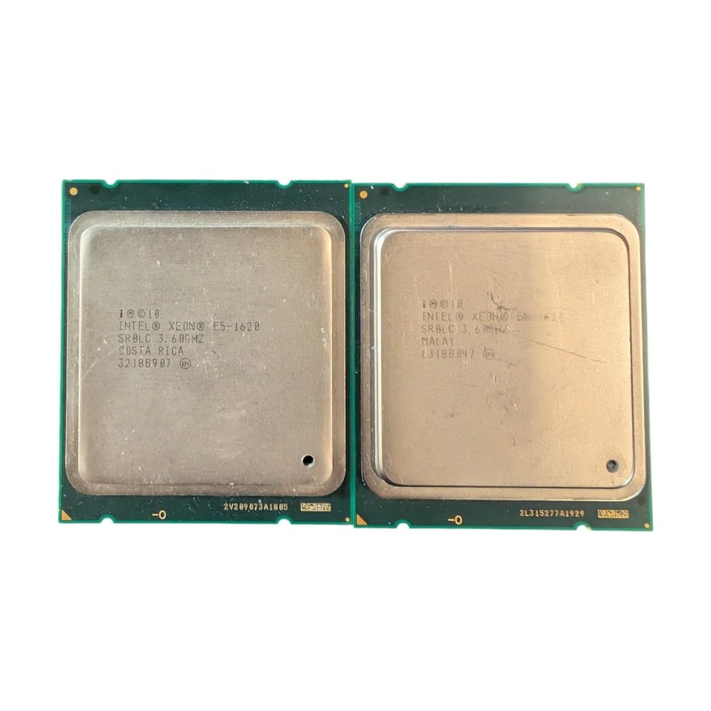 Lot of 2 Intel Xeon E5-1620 3.60GHz Socket LGA2011 CPU Processor SR0LC