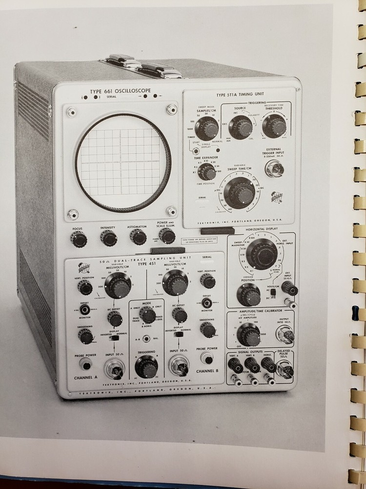 TYPE 661 OSCILLOSCOPE MANUAL (B#7)