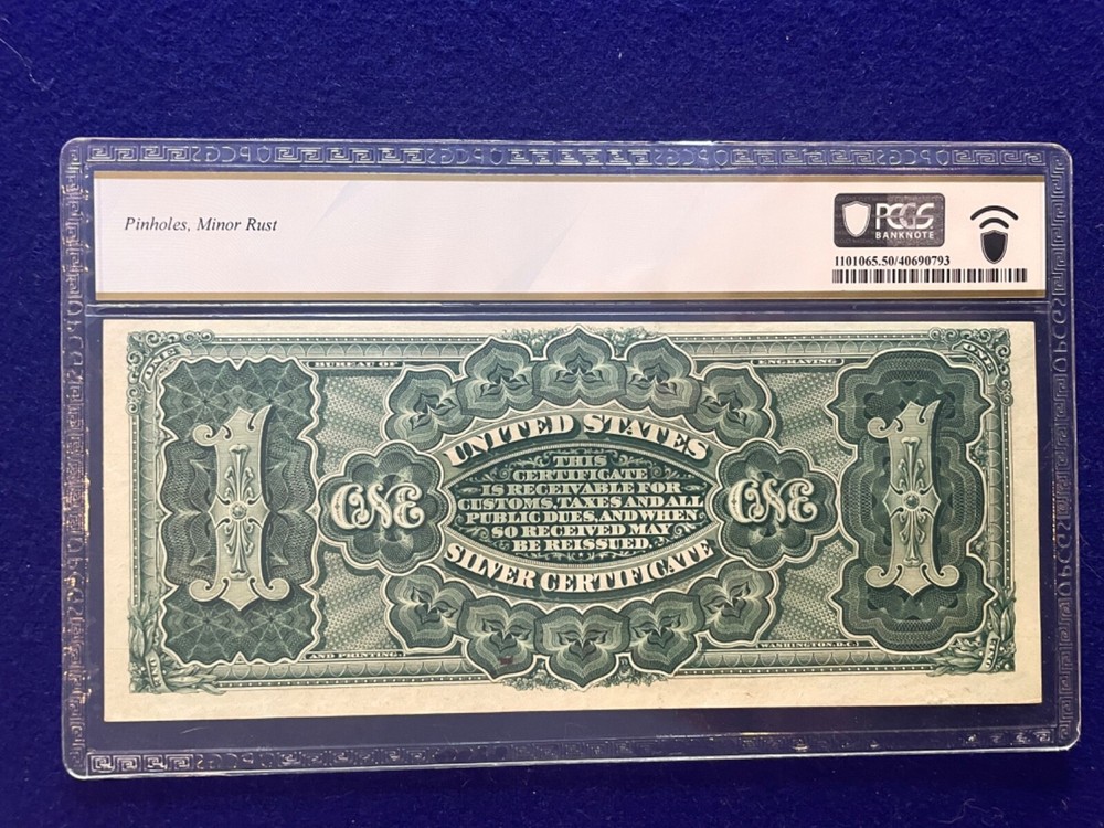 1886 $1 Silver Certificate - FR 217 PCGS 50