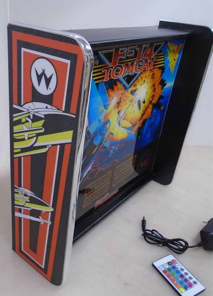 Williams F-14 Tomcat Pinball Head LED Display light box