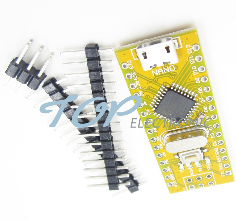 2PCS Top Micro USB Nano V3.0 ATmega328P 5V 16M Micro-controller board