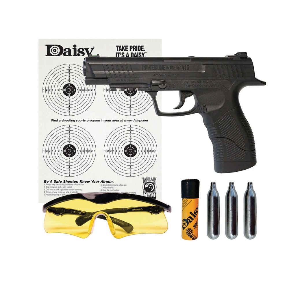 Daisy Model 415 Shooting CO2 BB Pistol Kit