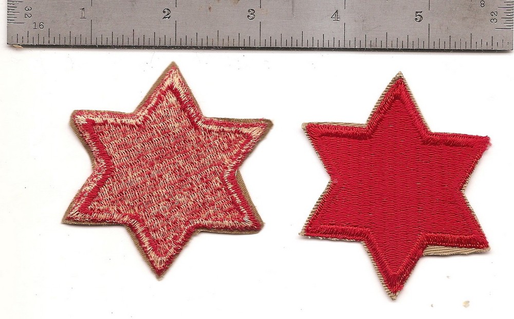 #P42 US ARMY 6TH DIVISION PATCH