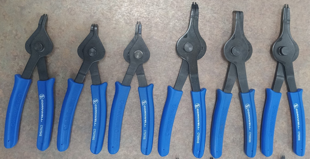 Cornwell 12pc. Retaining Ring Plier Set for Int/Ext Use