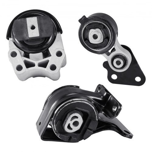 Engine and Transmission Motor Mount Kit Replacement, Set of 3, Compatible with 2