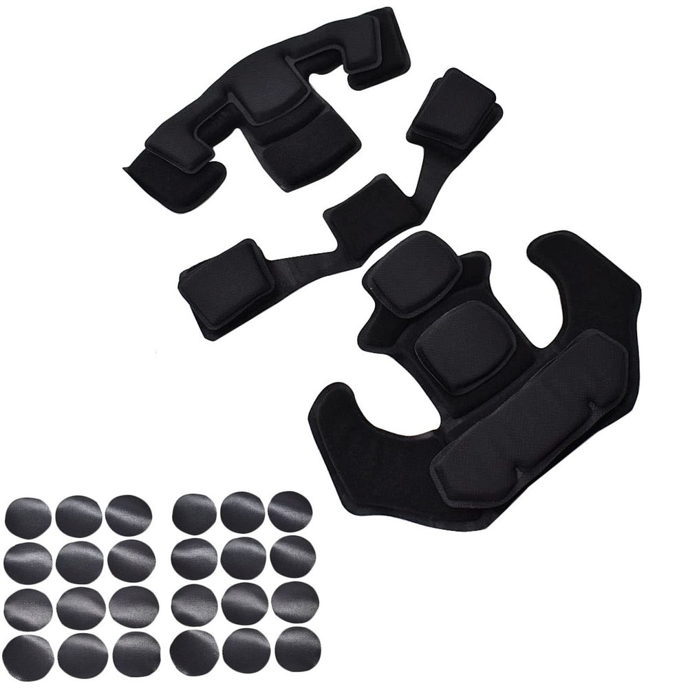 Internal Memory Foam Pads helmet lining Tactical Airsoft Large, WD-Black