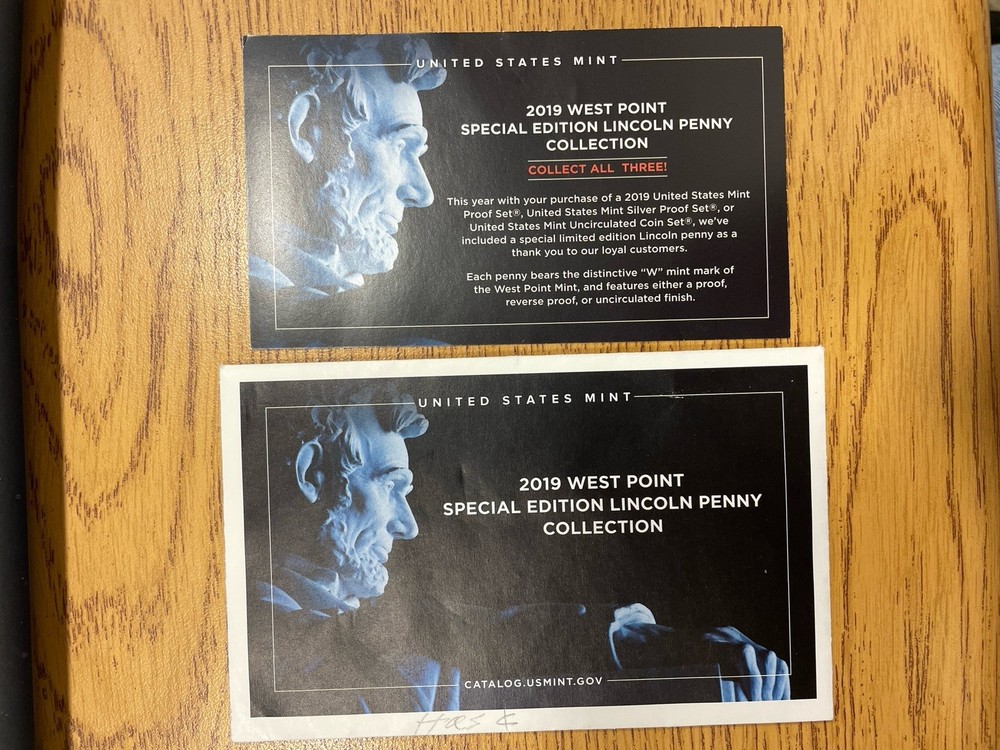 2019 West Point Reverse Proof Lincoln Cent Penny Sealed with COA