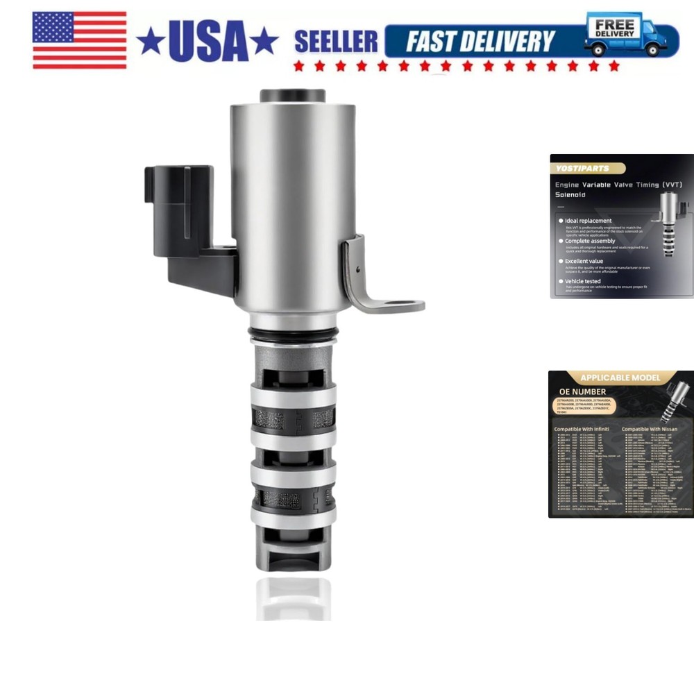 Engine Variable Valve Timing solenoid VVT Compatible with Sentra Maxima Front...
