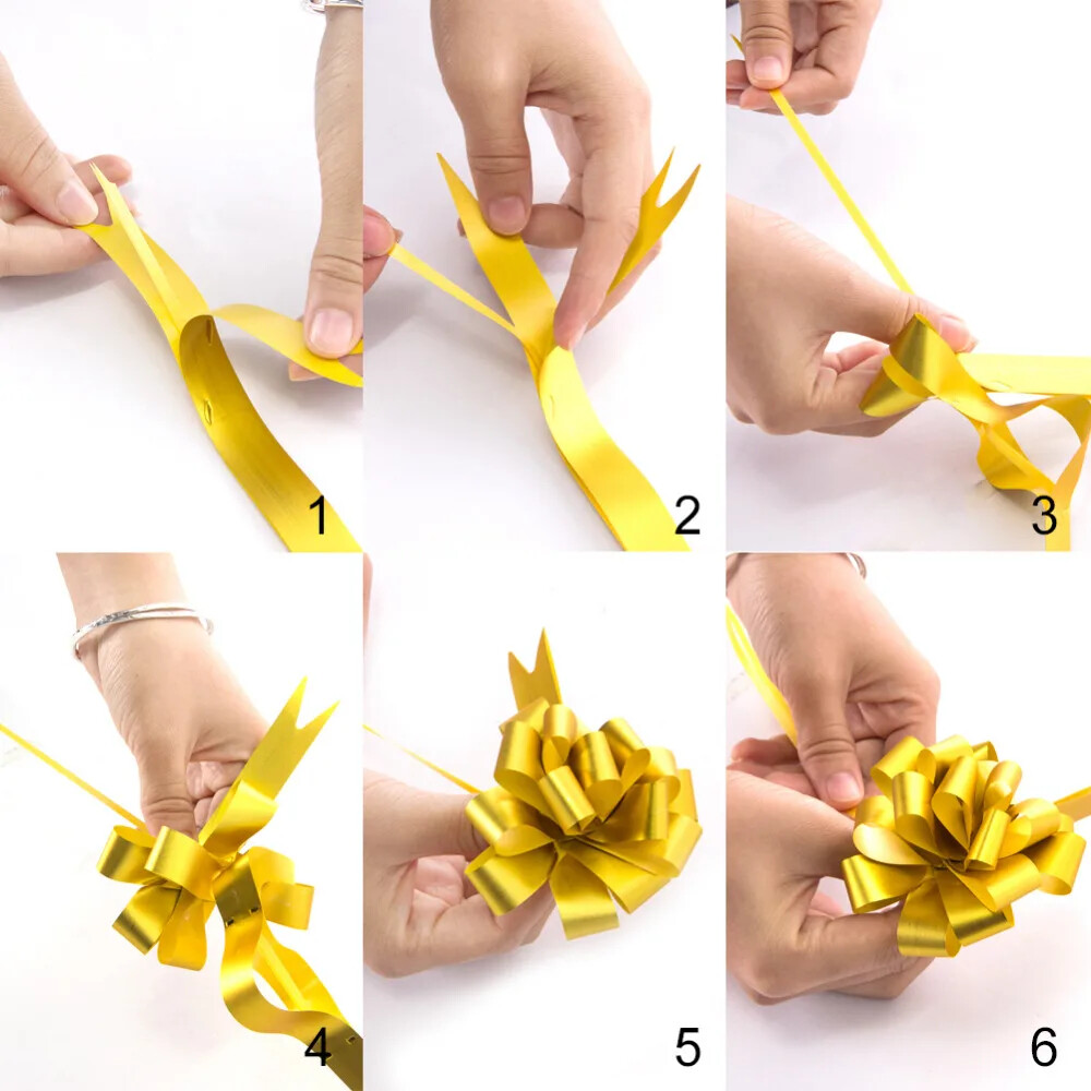 Pull Bows 12*20cm Wedding Car Gift Wrap Ribbon Decorations Florist WATERPROOF