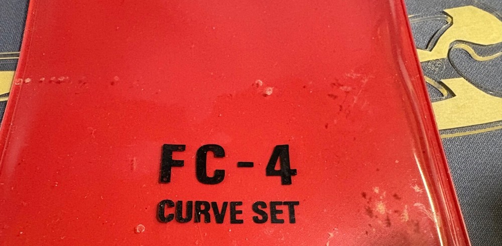 Lot Engineering Drafting Staedtler Curve Set As Found