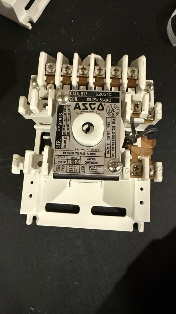 Asco 91762031 6 Pole Contactor