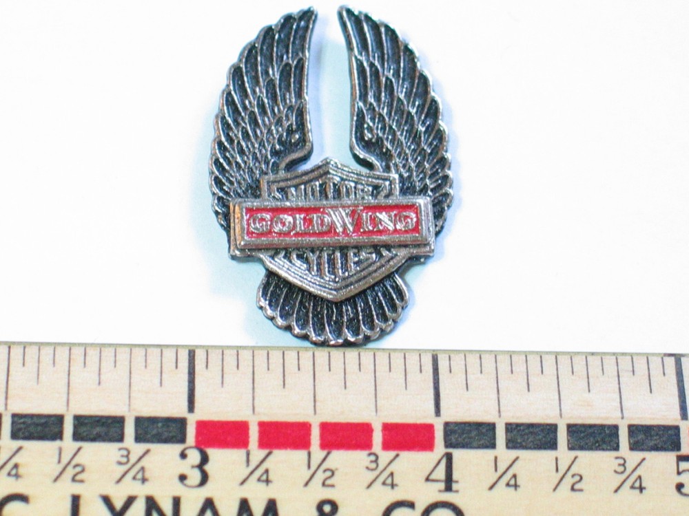 Goldwing Wing Shield Motorcycle Pin Badge