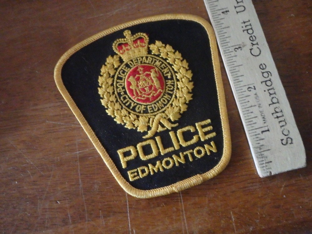 EDMONTON CANADA VEST PATCH OBSOLETE BX AA #13