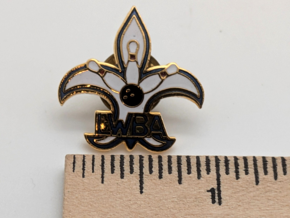 Women's Bowling Assocation LWBA Lapel Pin