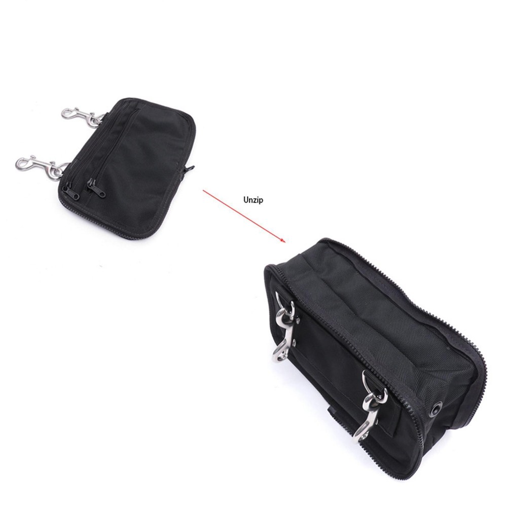 Scuba Diving Storage Bag Backpack Double Ended Snap Hook Nylon Accessories