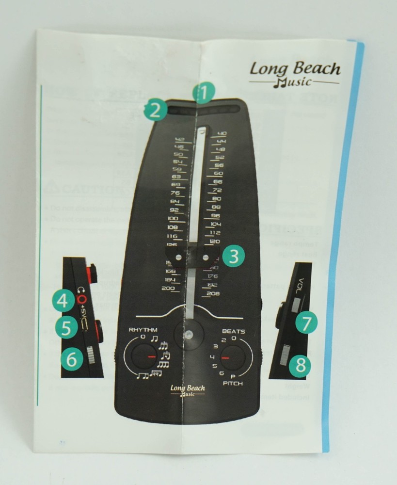 Long Beach Music Digital Metronome