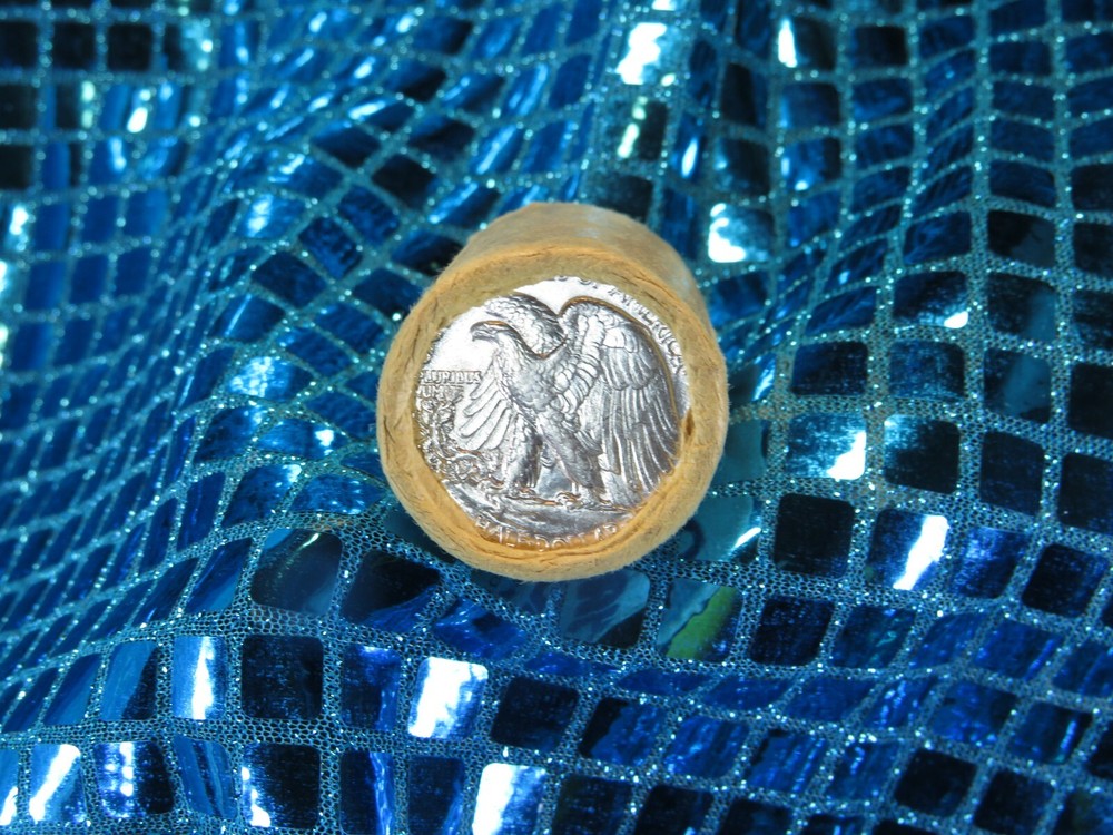 $10 ROLL HALF DOLLAR ROLL 1941 PROOF WALKER END / WALKER P END BIN HF10