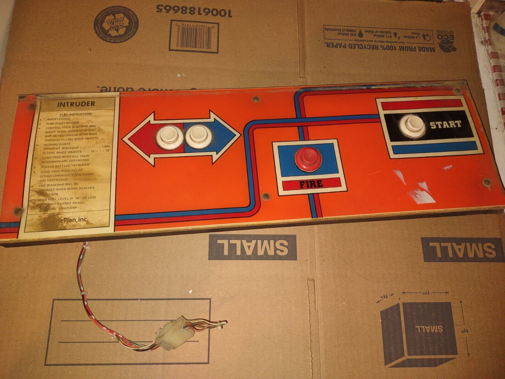 intruder arcade control panel parts #235