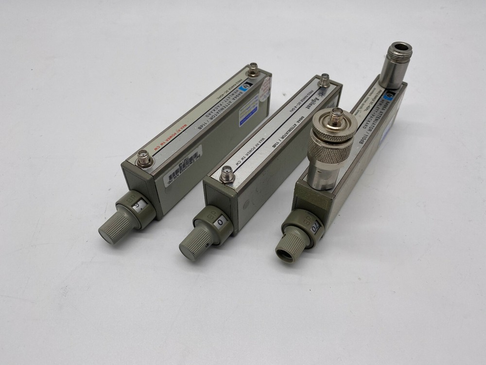 HP 8496A & (2) 8494A RF Step Attenuator