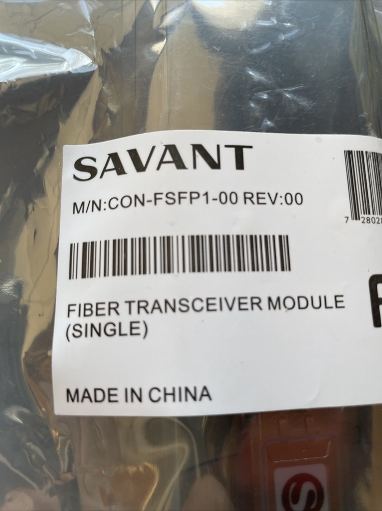 Savant Fiber Transceiver CON-FSFP1-00