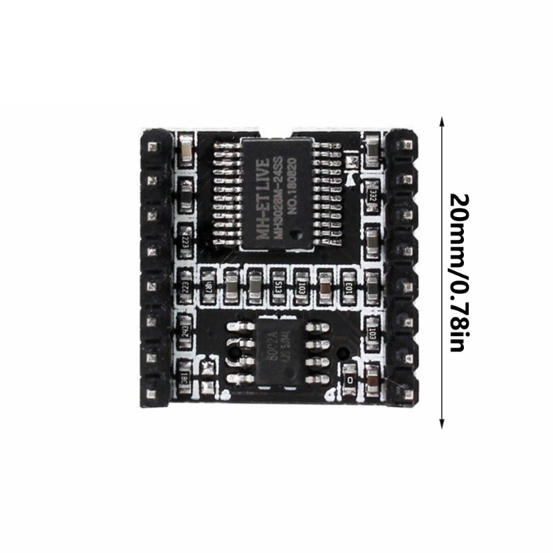 3PCS Programmable for DFPlayer Mini MP3 16P TF Card U Disk DF Player Module
