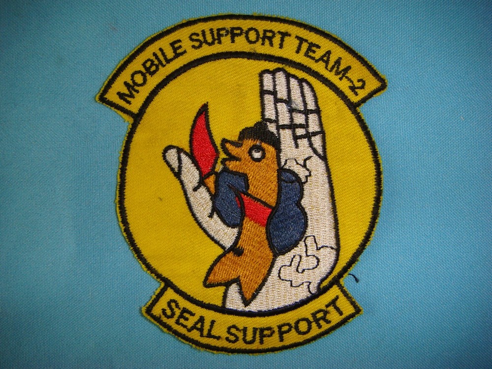 VIETNAM WAR PATCH, US NAVY MOBILE SUPPORT TEAM -2