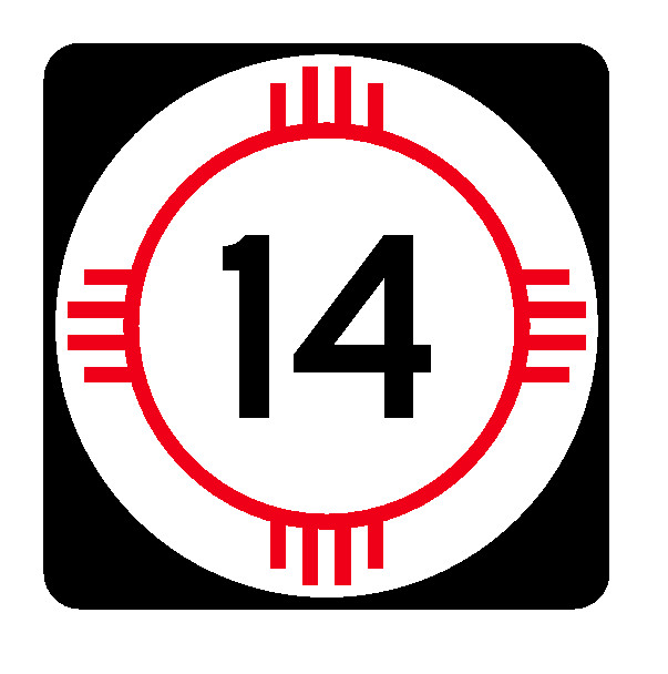 New Mexico State Road 14 Sticker Decal