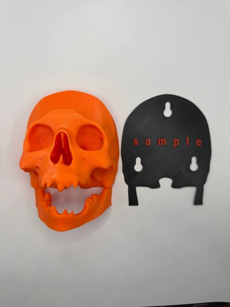 Skull PS5 Controller Wall Mount Holder Stand Gaming Decor Headset Hook