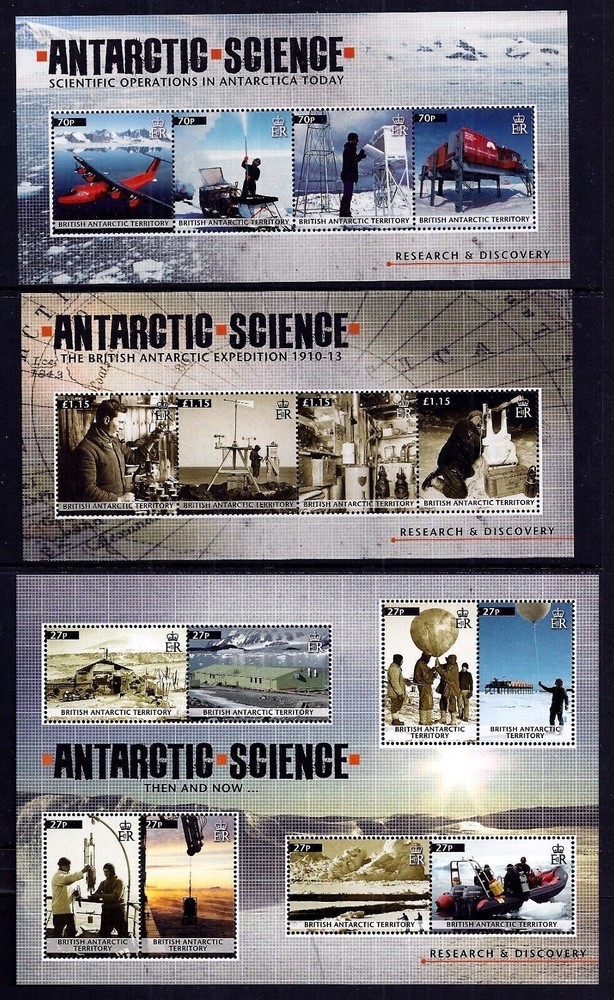 BRITISH ANTARCTIC TERRITORY  2011  YEAR SET:  2 SETS + 6 MINISHEETS  MNH