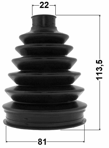 HONDA CIVIC FD 2006-2012 OUTER CV JOINT BOOT (81X113,5X22) KIT