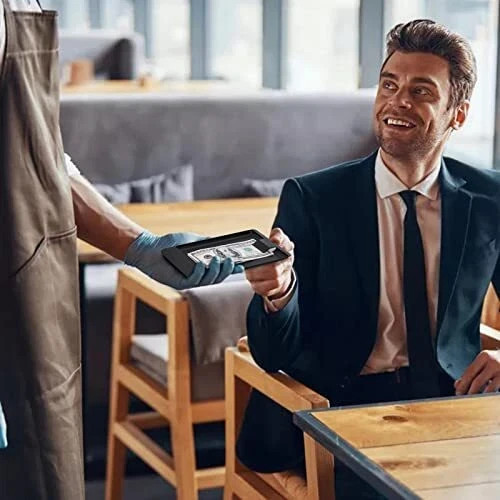 20 Pack Check Holders Black Plastic Tip Trays Restaurant Check Presenters