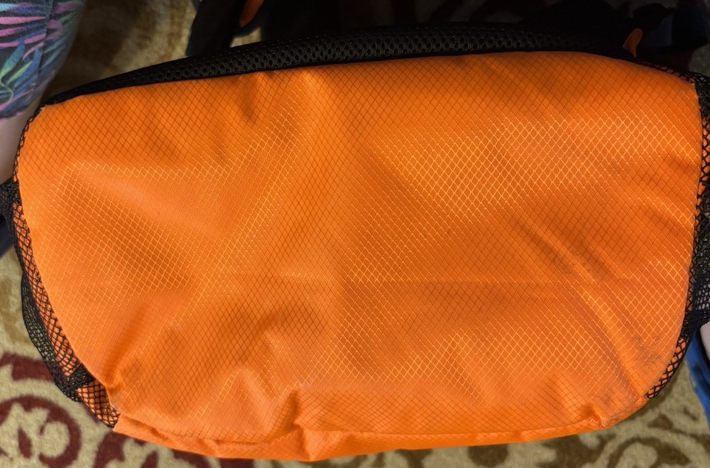 Orange And Black Backpack Cooler Used In Good Condition ￼