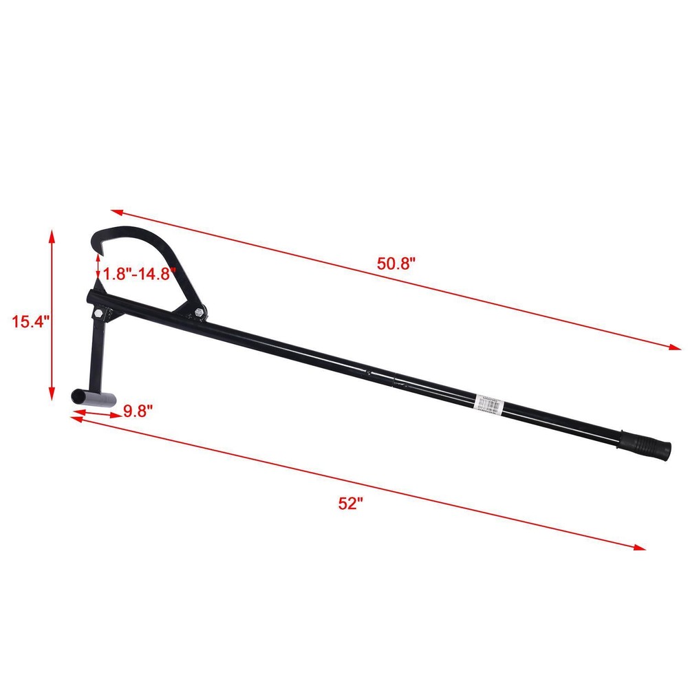 48" Adjustable Hook Thick Log Lifter Heavy-Duty Log Jack
