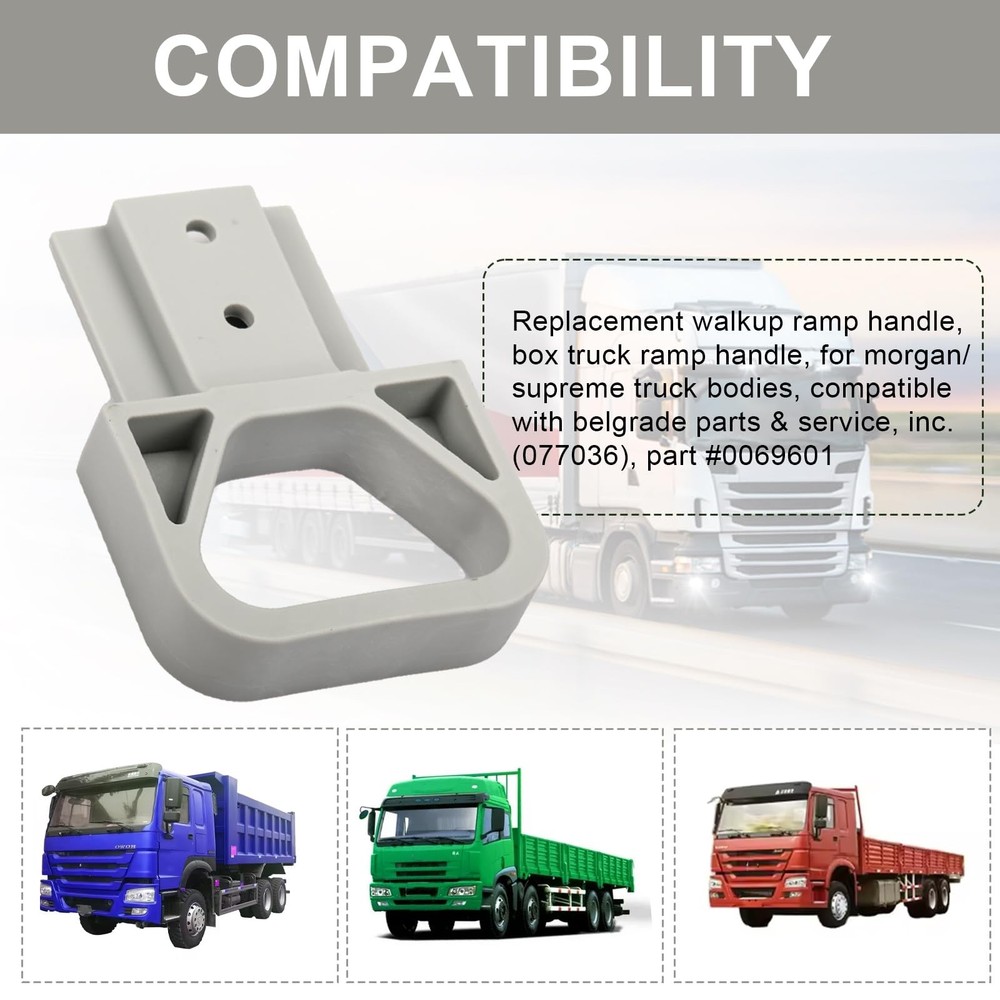 FKBYM Walkup Ramp Handle, Box Truck Handle Replacement for Gray