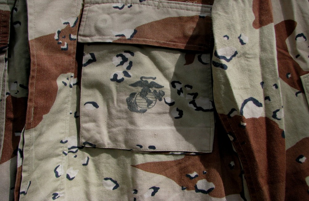 US Marine USMC 1st Pattern desert camo jacket, size Small Regular