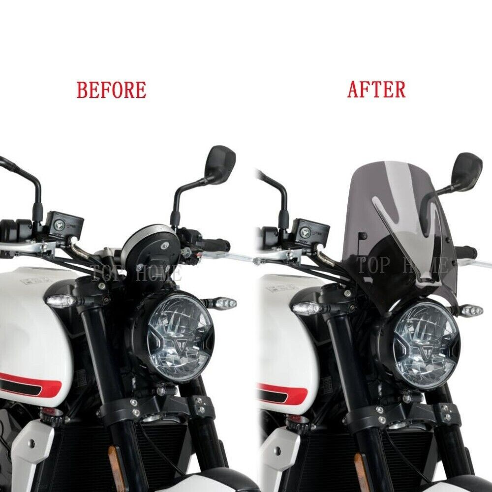 Motorcycle Fairing Front Windshield Wind Deflector For Trident 660 2021 2022