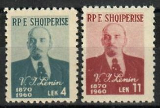 Albania Stamp 557-558  - Lenin