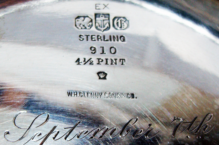 GORHAM Sterling Silver COVERED SOUP TUREEN or VEGETABLE DISH, c.1896