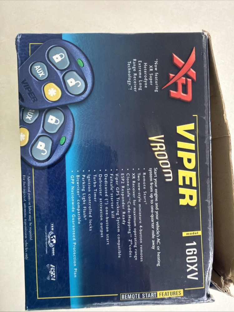 NEW VIPER REMOTE START 160XV