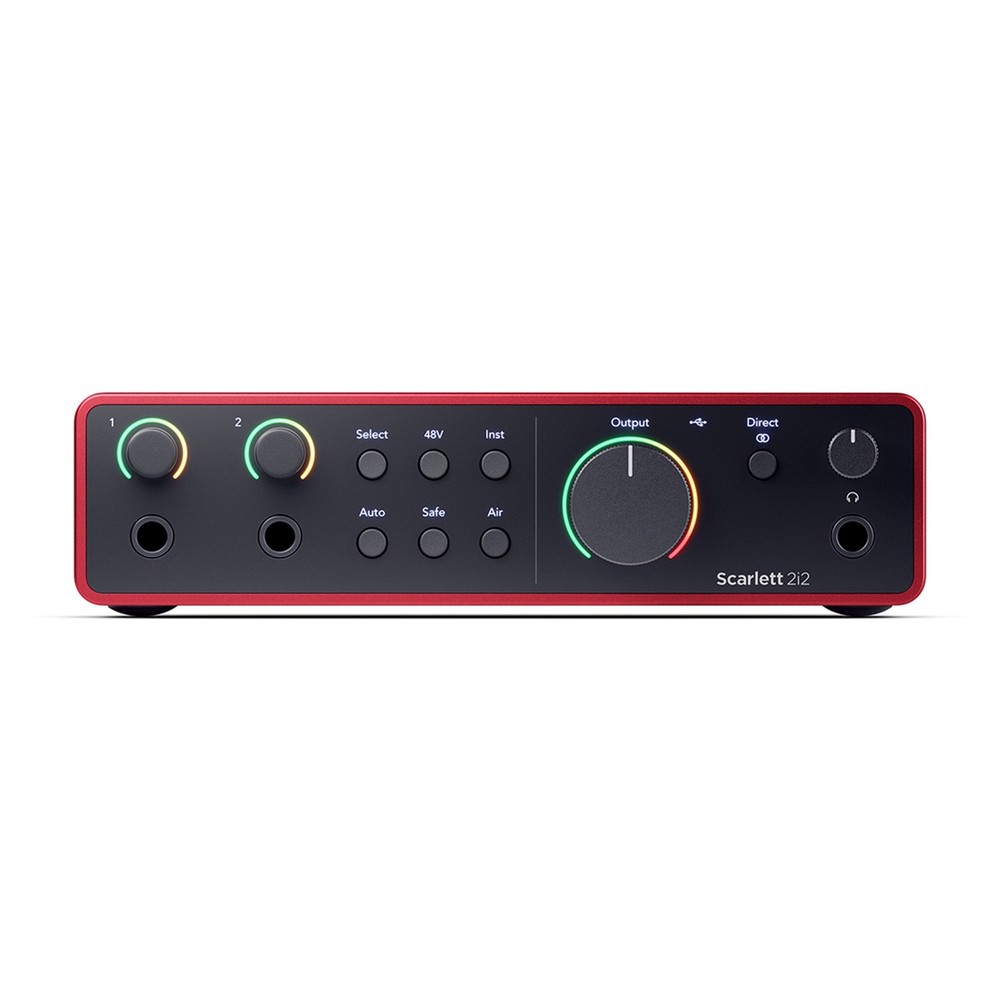 Focusrite Scarlett 2i2 Studio 4th Gen USB Interface with Microphone, Headphones