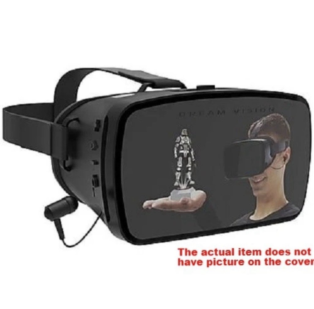 Dream Vision Virtual Reality Smartphone VR Headset Black Wireless Controller IPD