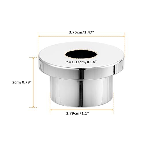CNC Handlebar Riser Bushings Solid Billet Aluminum Compatible with Chrome