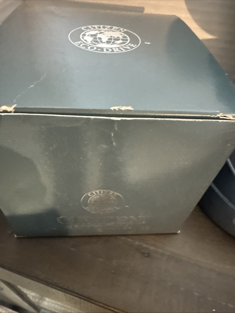 Citizen Eco-Drive Watch Box Display Cylinder Case Outer Box