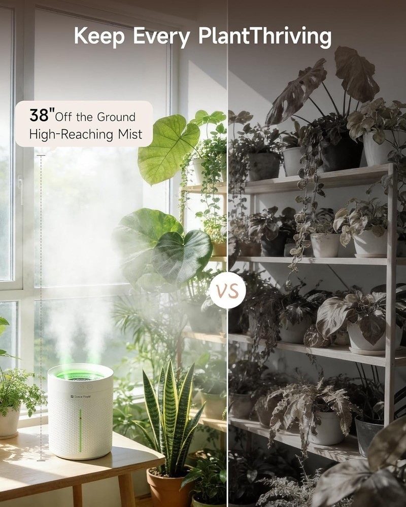 SP SpacePlayer Cool Mist Humidifier for Bedroom