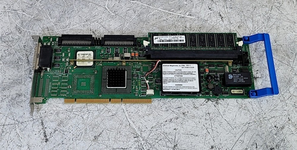 DELL 044TXF Raid Controller Card PCI w/Battery+Cache